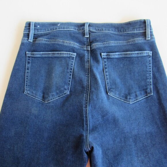 LOFT Made & Loved Women High Rise Relaxed Flare Jeans in Medium Wash Size 31/12 - Picture 5 of 13